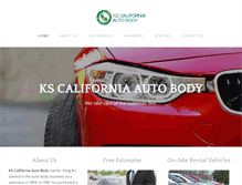 Tablet Screenshot of kscalautobody.com